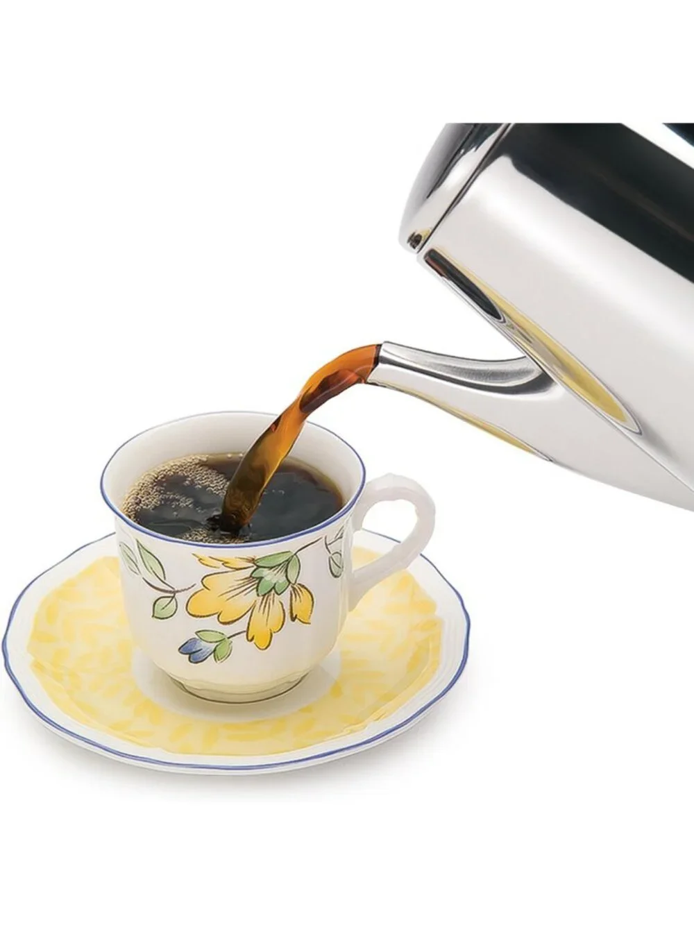 Stainless Steel 12-Cup Electric Coffee Percolator - Fast Brewing, Easy Clean